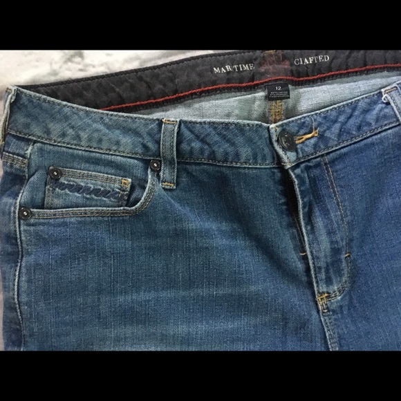 Nautica 12 Maritime Boot Cut Stretch Blue Jeans. - Picture 4 of 8